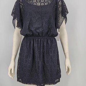 Wishes Wishes Wishes Women’s Black Lace Dress Size Large